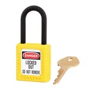 MASTERLOCK MASTERLOCK Dielectric Zenexâ„¢ Thermoplastic Safety Padlock, Model 406