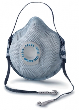 MOLDEX Disposable Mask With Valve, FFP2, Model 2435