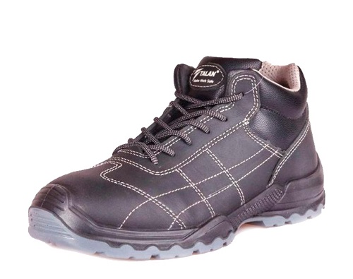 TALAN Safety Shoes, Model 331, Black With Grey
