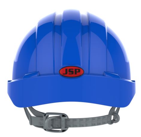 EVOÂ®2 Safety Helmet with Slip Ratchet - Blue - Vented AJF030-000-500, JSP