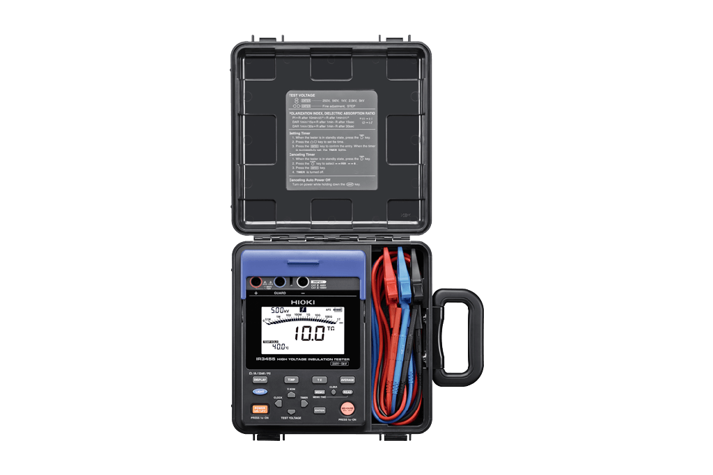 DIGITAL HIGH VOLTAGE INSULATION TESTER - 5kV/10TΩ  - IR3455 - HIOKI - JAPAN