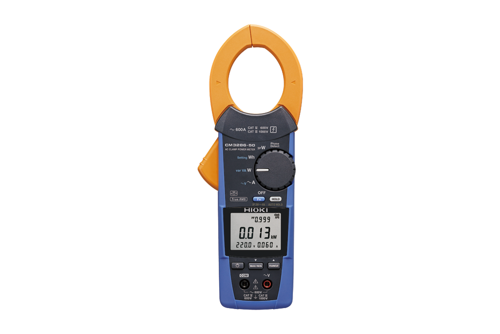 AC CLAMP POWER METER - True RMS - 600V DC,360kV AC - CM3286-50 - HIOKI - JAPAN