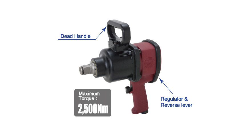 PNEUMATIC IMPACT WRENCH - 1 INCH ABS BODY - SI-1860 - SHINANO - JAPAN