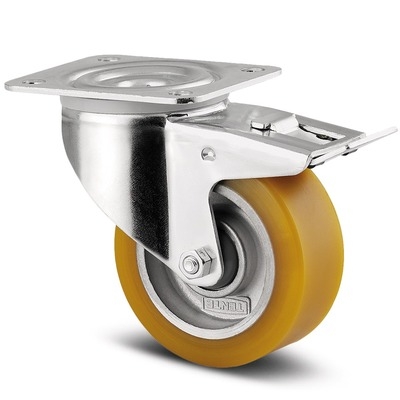 Swivel Castors with total lock 100 mm, Alpha, 3477ITP100P62, TENTE