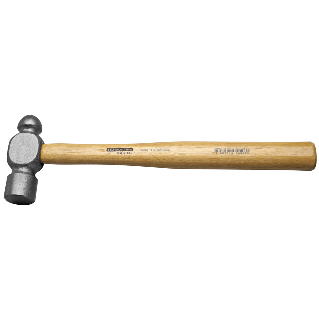 Hardwood handle 200 g ball pein hammer,40410008, TRAMONTINA