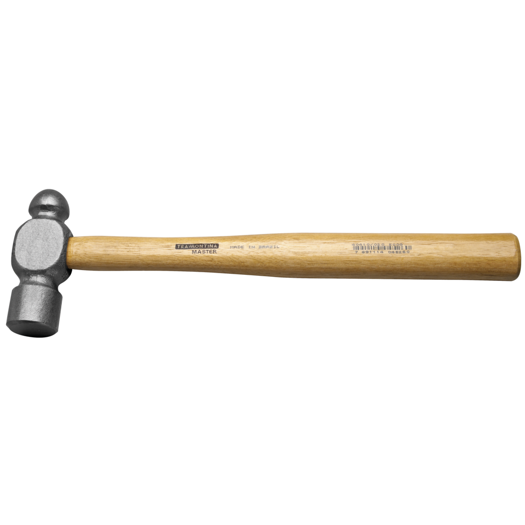 Hardwood handle 300 g ball pein hammer,40410016, TRAMONTINA