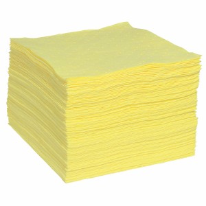 HazMat Defender™ Pads , 15" W x 19" L , Yellow - #YPB100H - SPILLTECH