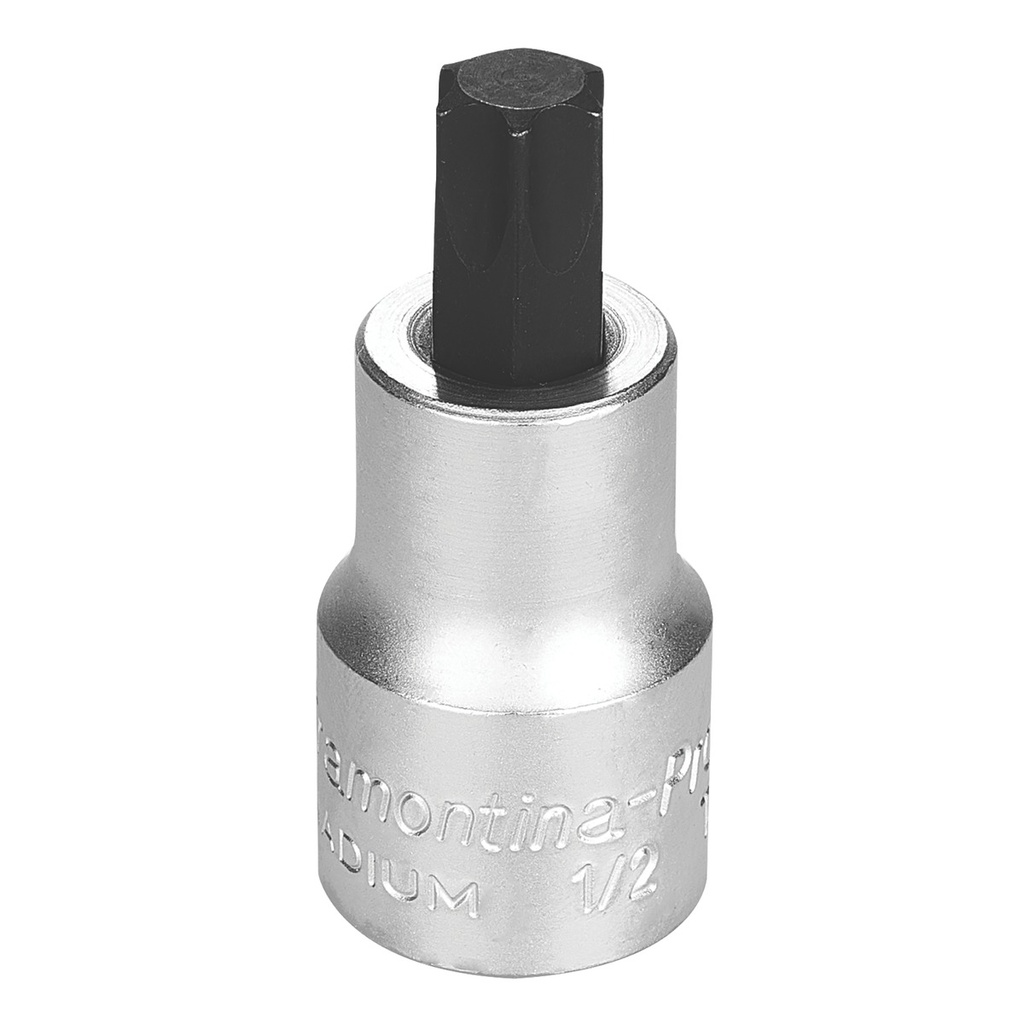 T55 Trafix Tip Chrome Vanadium Steel Socket - 1/2" Square Drive,44844055, TRAMONTINA