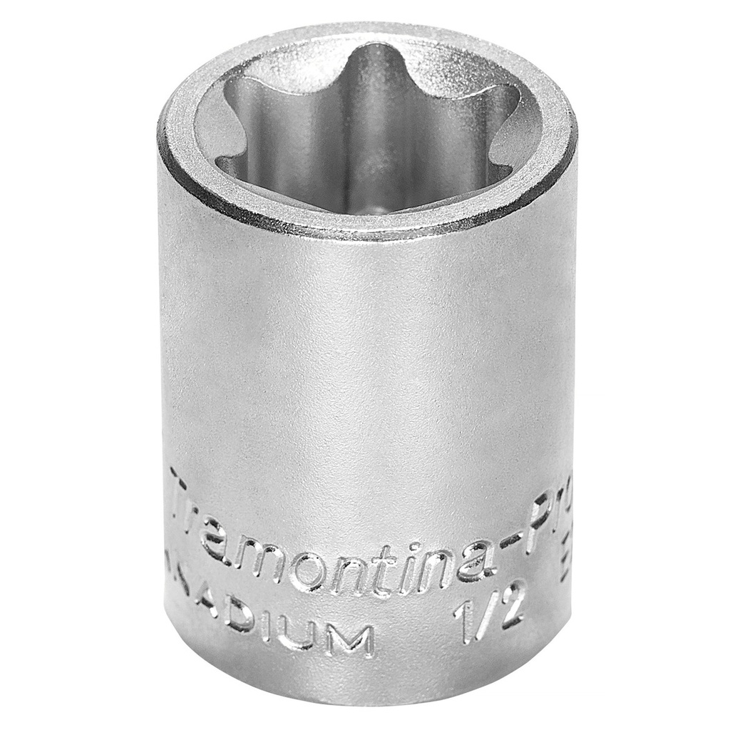 E10 Chrome Vanadium Steel Trafix Tip Female Socket - 1/2" Square Drive,44847010, TRAMONTINA