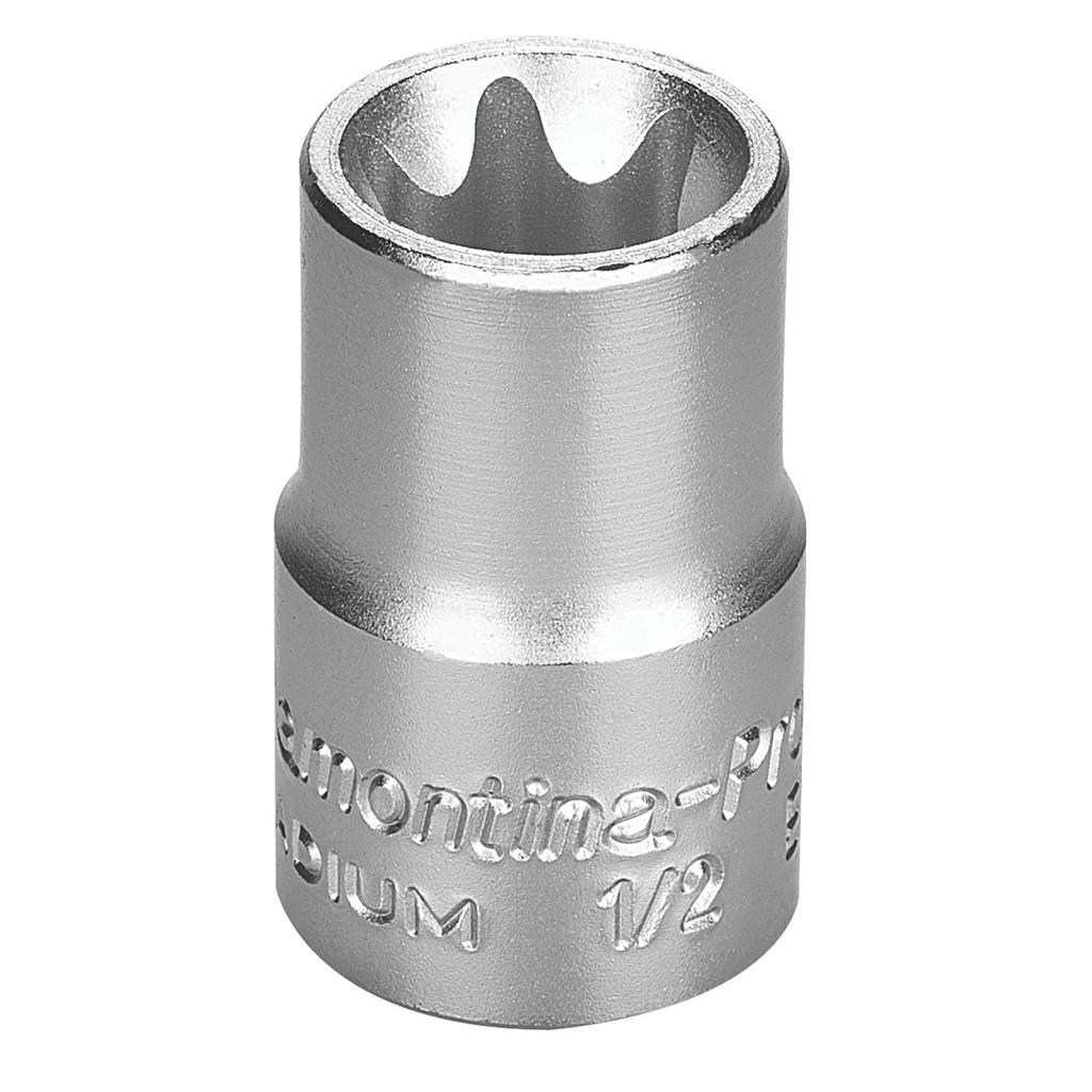 E18 Chrome Vanadium Steel Trafix Tip Female Socket - 1/2" Square Drive,44847018, TRAMONTINA