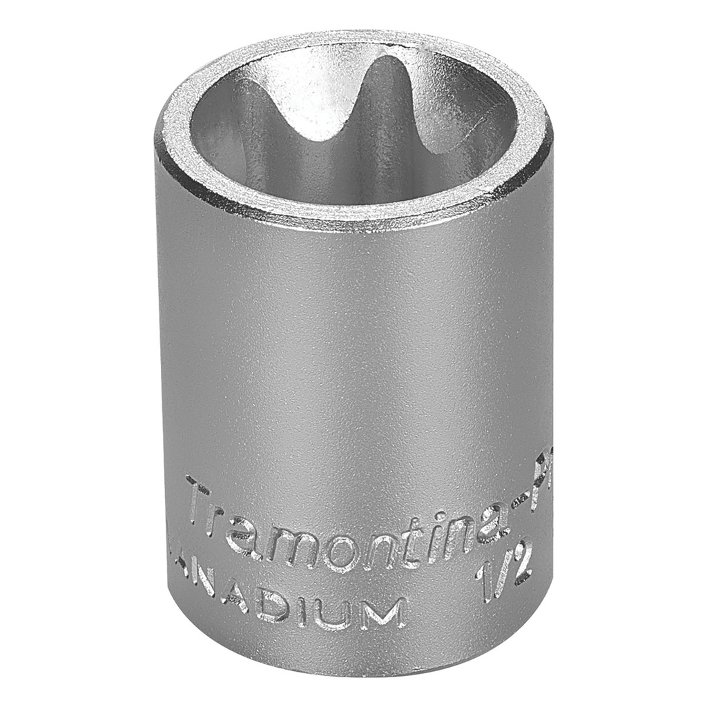 E24 Chrome Vanadium Steel Trafix Tip Female Socket - 1/2" Square Drive,44847024, TRAMONTINA