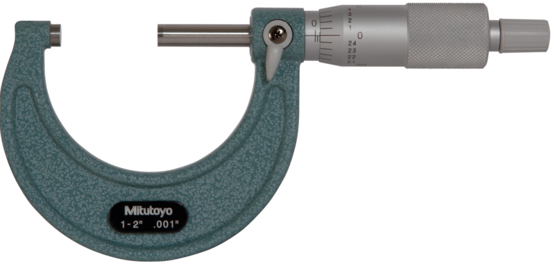 Outside Micrometer Economy Design 1-2" - 103-178 - MITUTOYO