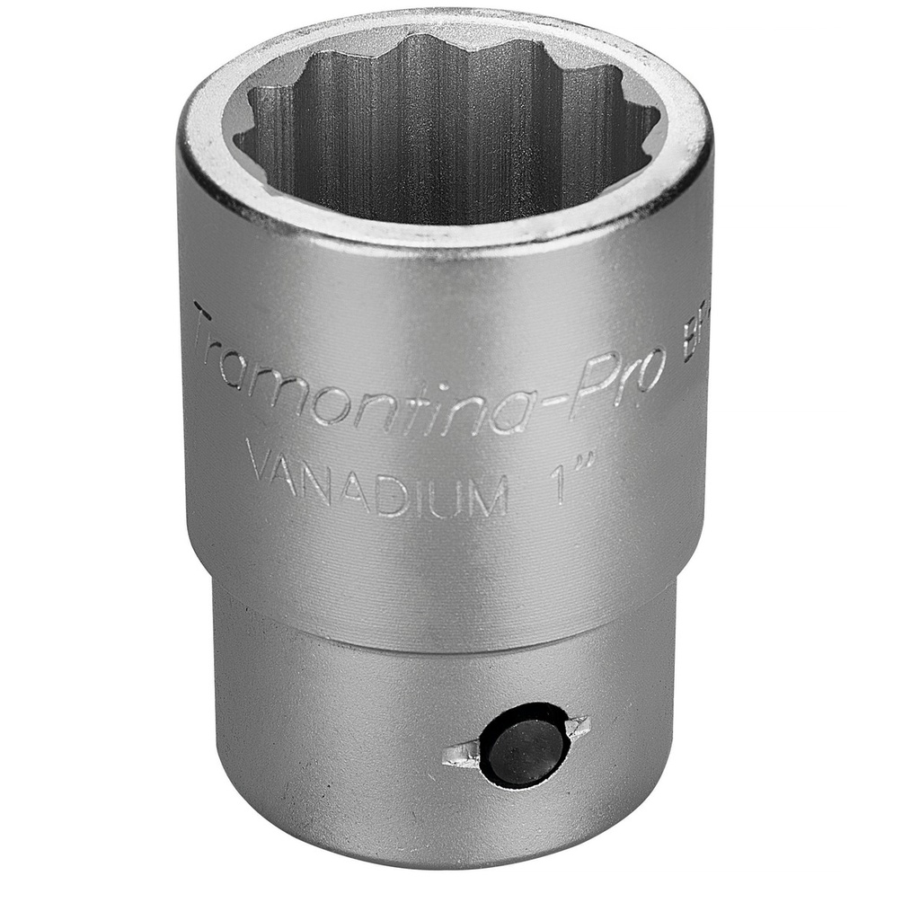 46 mm 1'' square drive 12 point chrome vanadium steel socket,44911046, TRAMONTINA