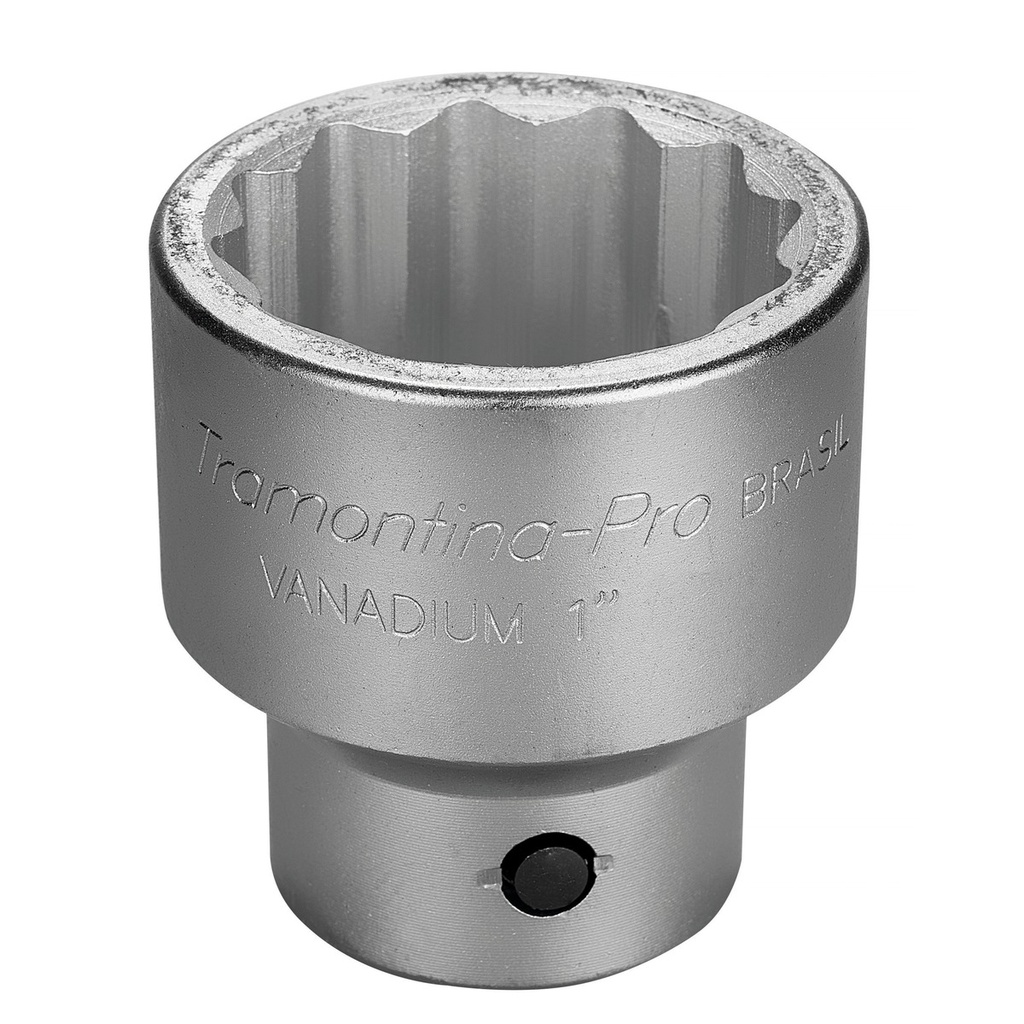 60 mm 1'' square drive 12 point chrome vanadium steel socket,44911060, TRAMONTINA