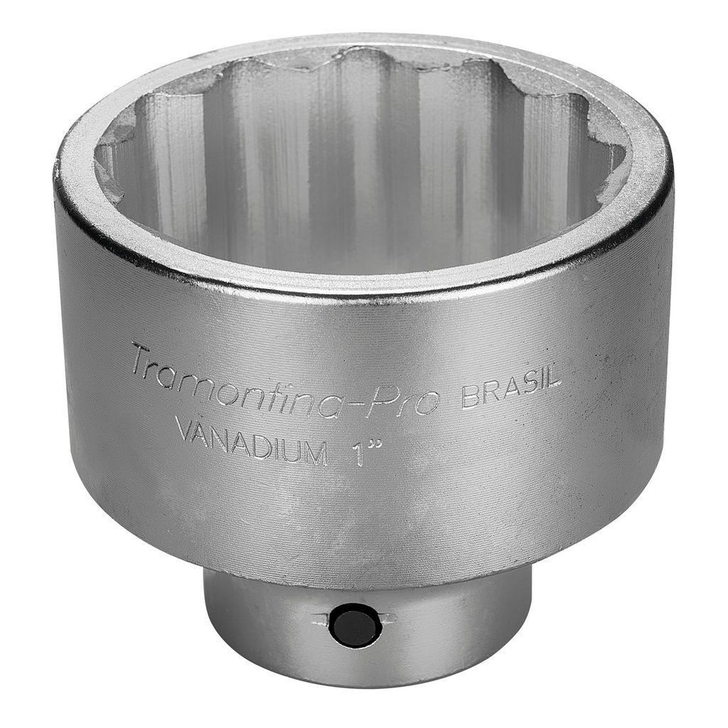 80 mm 1'' square drive 12 point chrome vanadium steel socket,44911080, TRAMONTINA