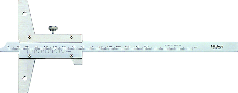 Vernier Depth Gauge 0-200mm, 0.02mm - 527-122 - MITUTOYO
