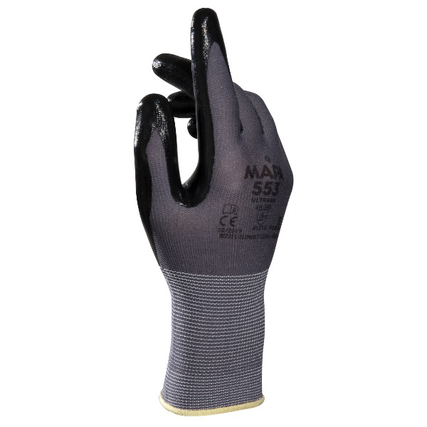 MAPA Ultrane Gloves, Model 553, Black