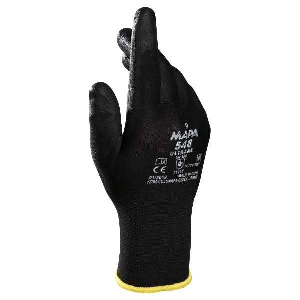 MAPA Ultrane Gloves, Model 548, Black