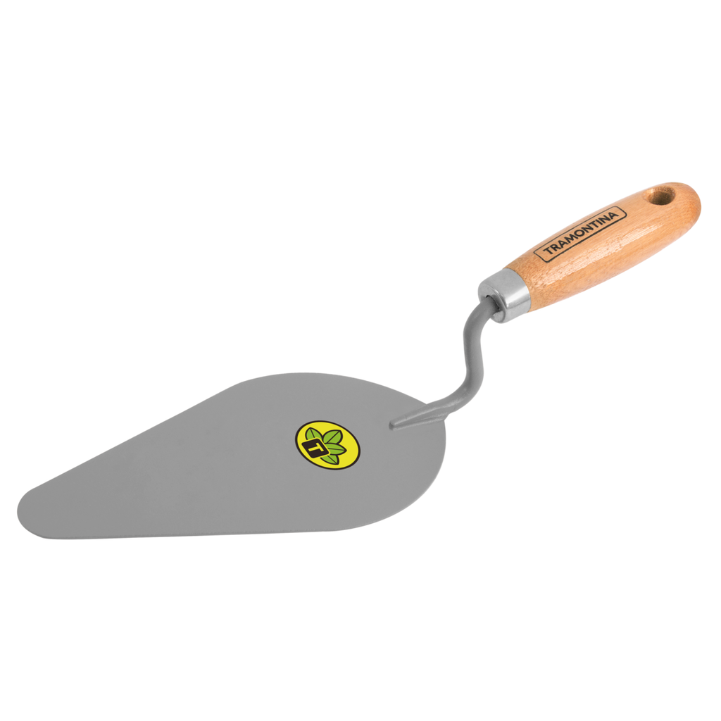 8" mason's trowel, wood handle with hanging hole,77358085, TRAMONTINA