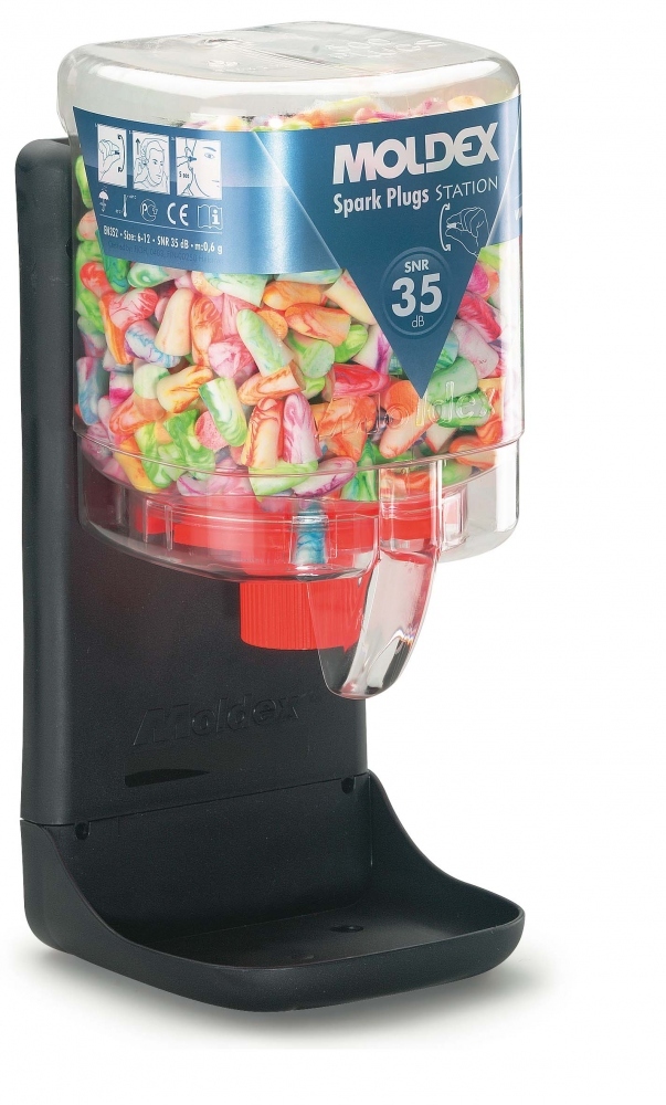 MOLDEX Hygienic Ear plugs Dispenser, 7825 with Mounting Bracket, 7060