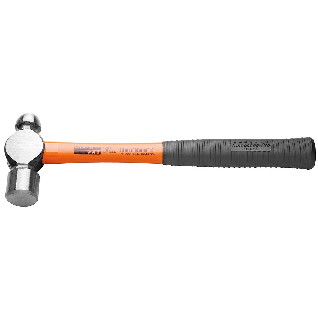 800 g Ball pein hammer with polypropylene fiber handle reinforced with steel core,40715032, TRAMONTINA