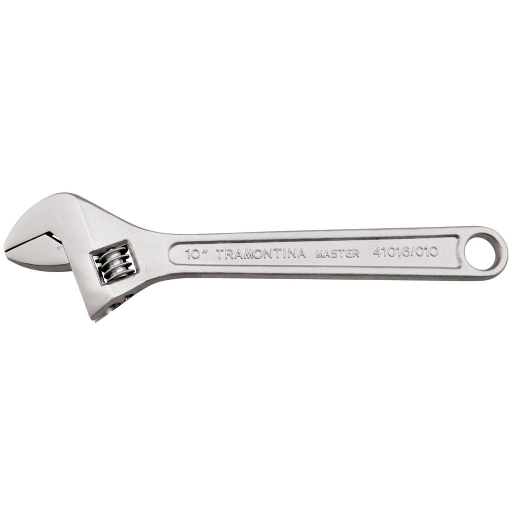 Chrome plated finishing 6" adjustable wrench,41016506, TRAMONTINA