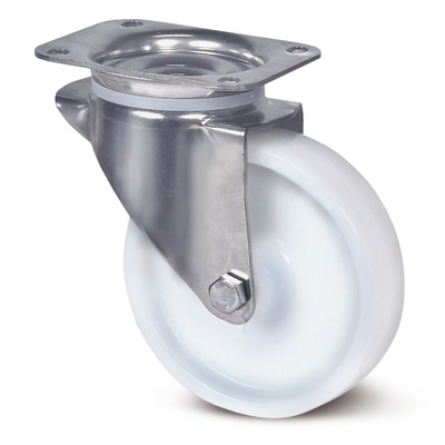 Swivel Castors 125 mm Stainless, Alpha, 8470UOO125P62, TENTE