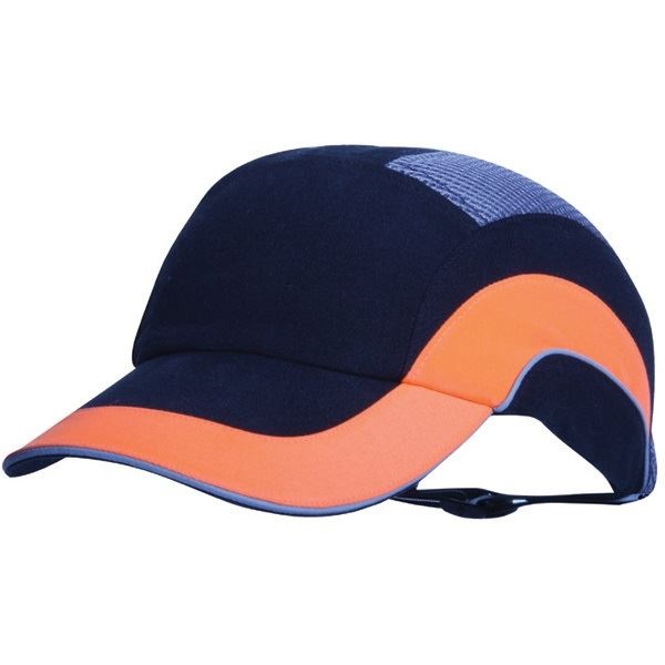 Hardcap™ A1+ 7cm Long Peak - Black/Hi-Vis Orange ABR000-00N-500, JSP