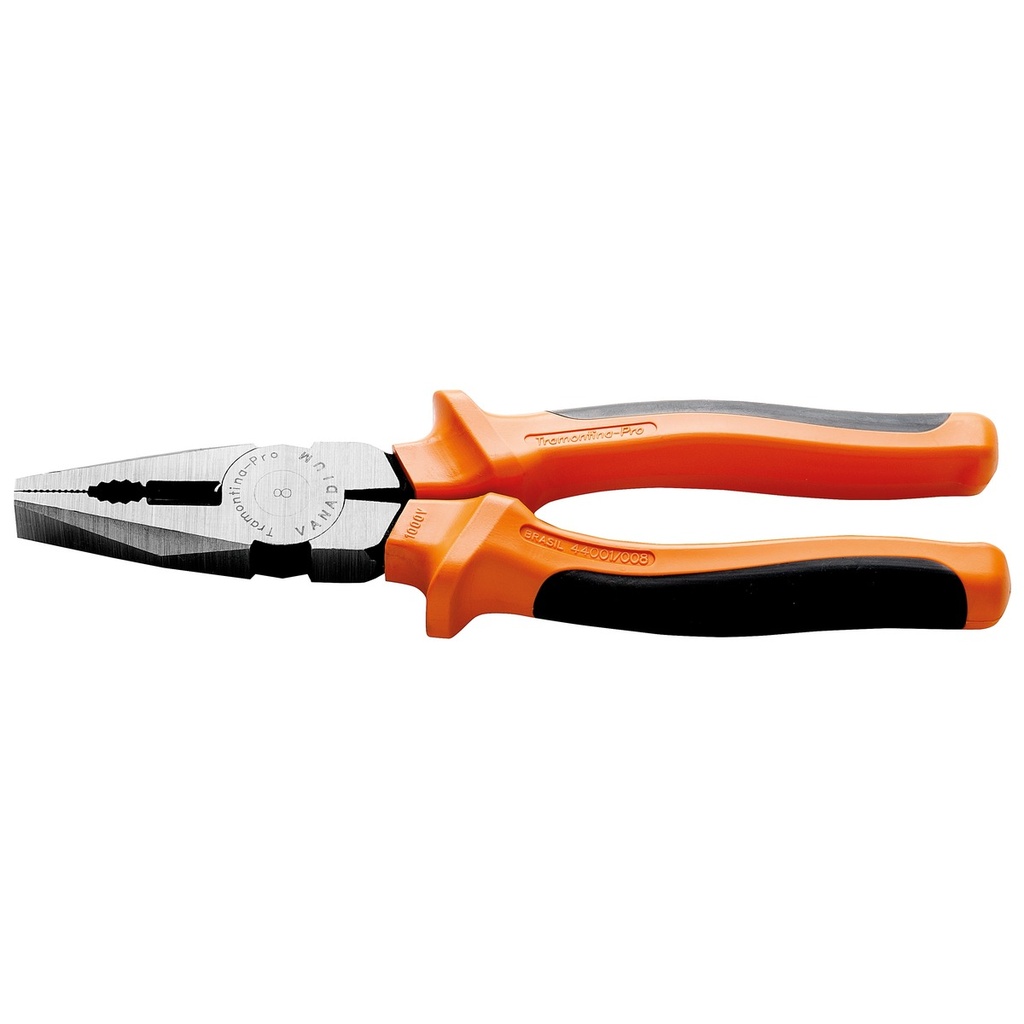 Tramontina PRO 1.000 V Insulated 8" Combination Pliers,44001108, TRAMONTINA