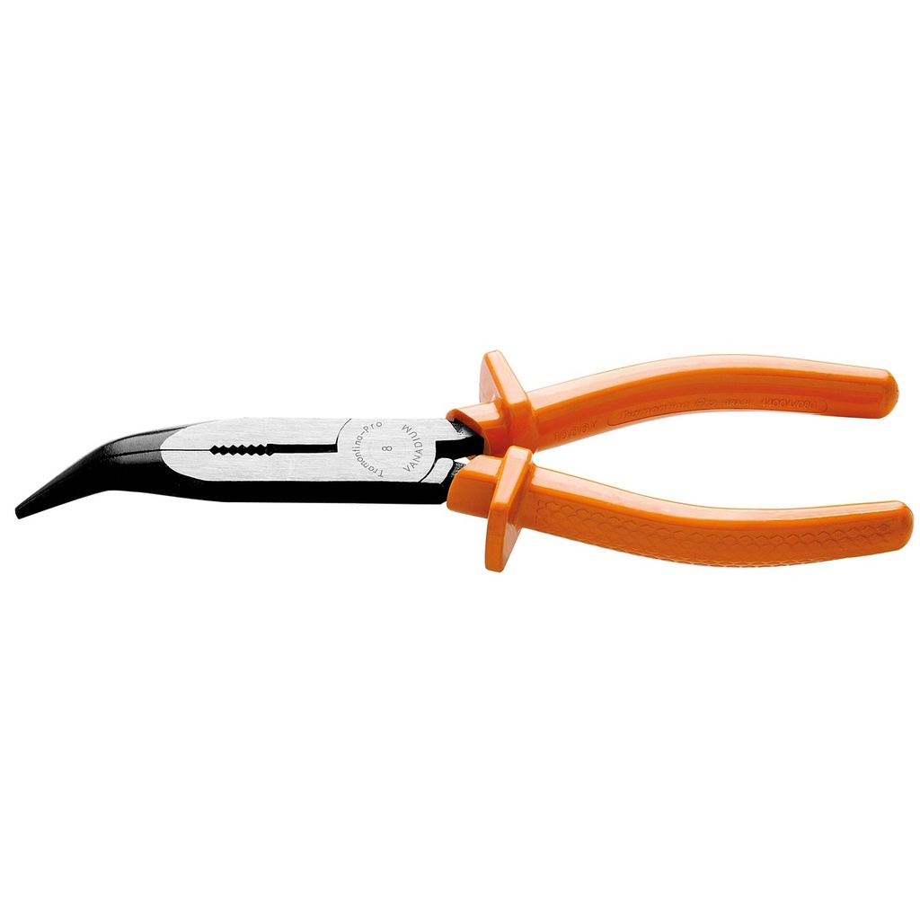 Tramontina PRO 1.000 V Insulated 8" Curved Nose Pliers,44004180, TRAMONTINA