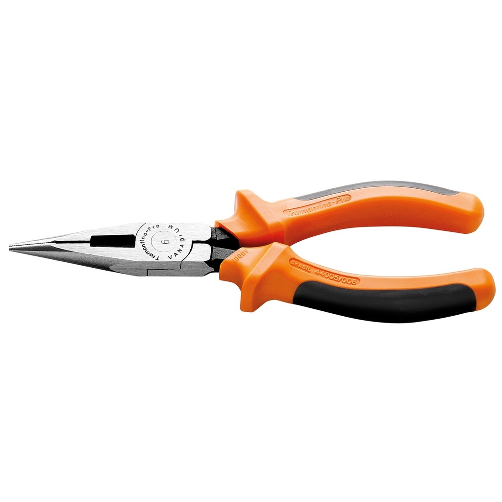 Tramontina PRO 1.000 V Insulated 6" Snipe Nose Pliers,44005106, TRAMONTINA
