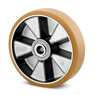 Wheels 125 mm, Novatech, ITP125x50-Ø20 flat, TENTE