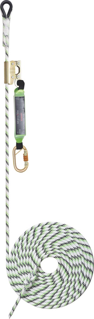 Non-Detachable Steel Fall Arrester on Kernmantle Rope Anchorage Line - 12mm x 100mtr - PN 2003 - KARAM