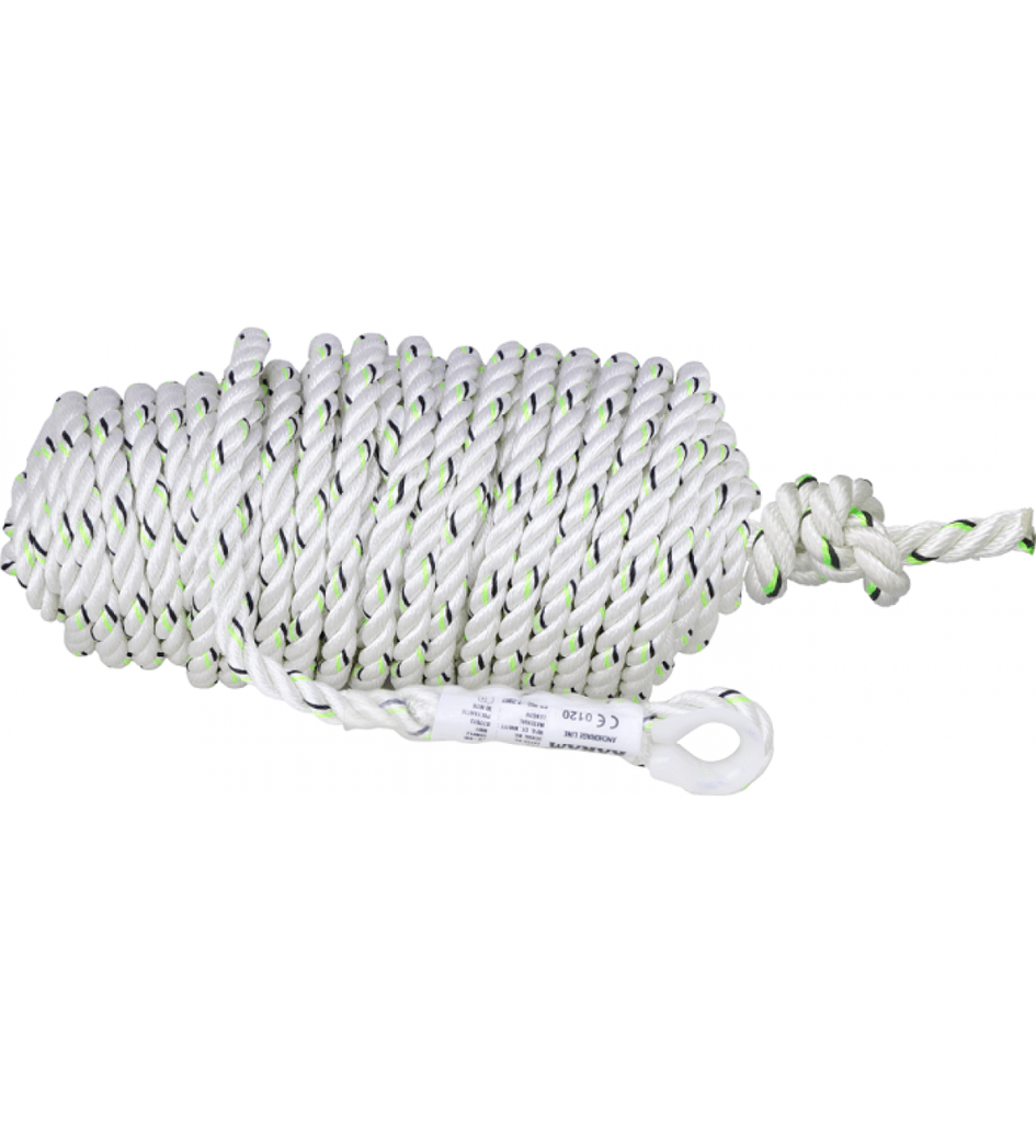 Twisted Rope Anchorage Line with both sides loop - 14mm x 200mtr - PN 9200 - KARAM