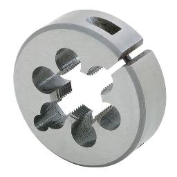 ADJUSTABLE ROUND DIES - 1 INCH O.D - 10 X 0.75 - ALPS