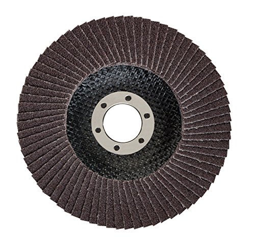 Flap Disc - Fibre Glass Backing Pad - Flat Profile - 100 X 15.88 MM - Grit A100 (Aluminum Oxide Cloth) - Single Flap