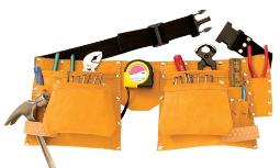 Leather Tool Holder - 2 Large Pocket - Standard