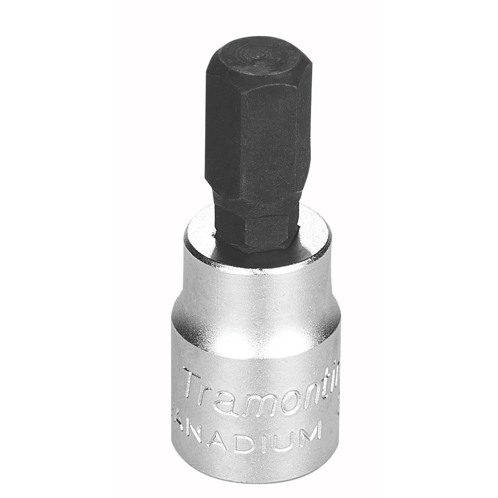 10 mm Hexagonal Tip Chrome Vanadium Steel Socket - 3/8" Square Drive,44812010, TRAMONTINA