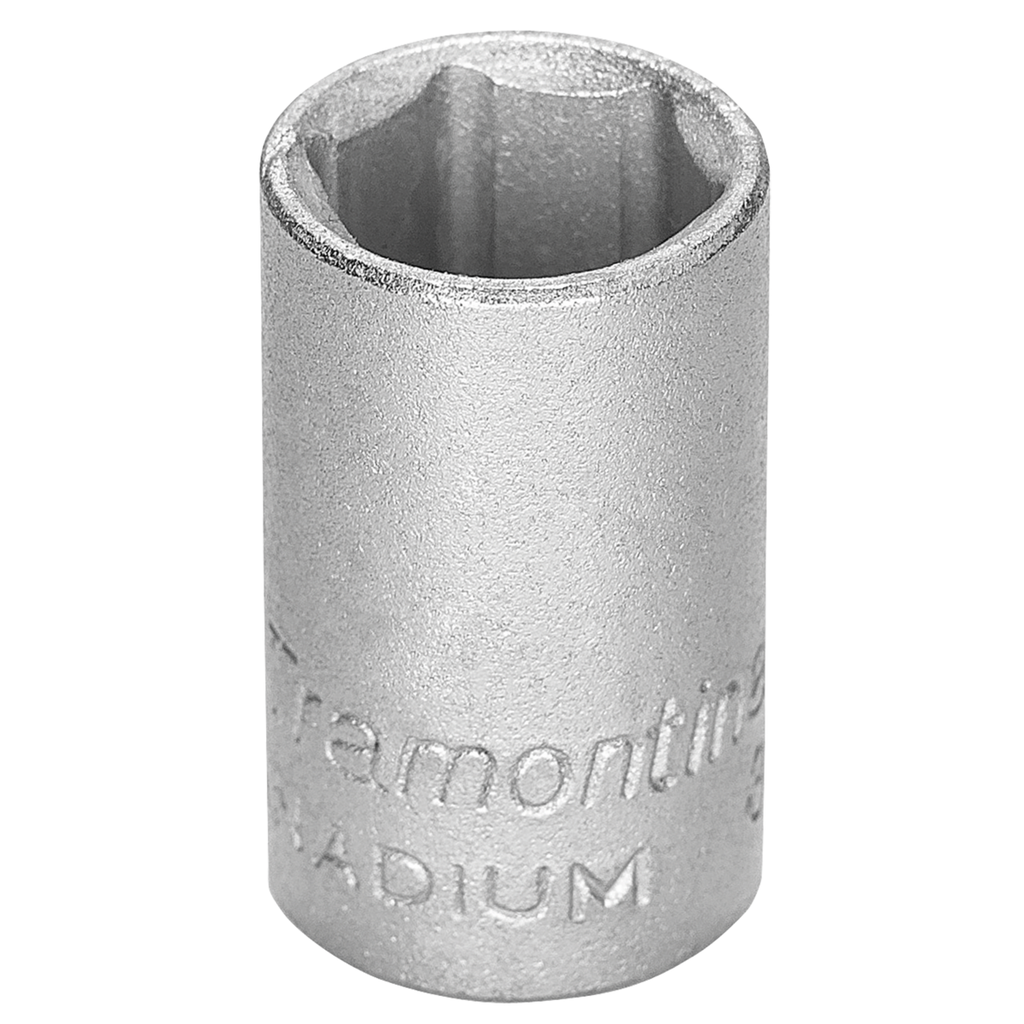 Tramontina PRO 6 mm Chrome Vanadium Steel 6 Point Socket - 3/8" Square Drive,44816106, TRAMONTINA