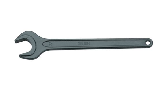 SGL Open End Spanner, Black, DIN 894, 60 MM - BAUMANN, GERMANY