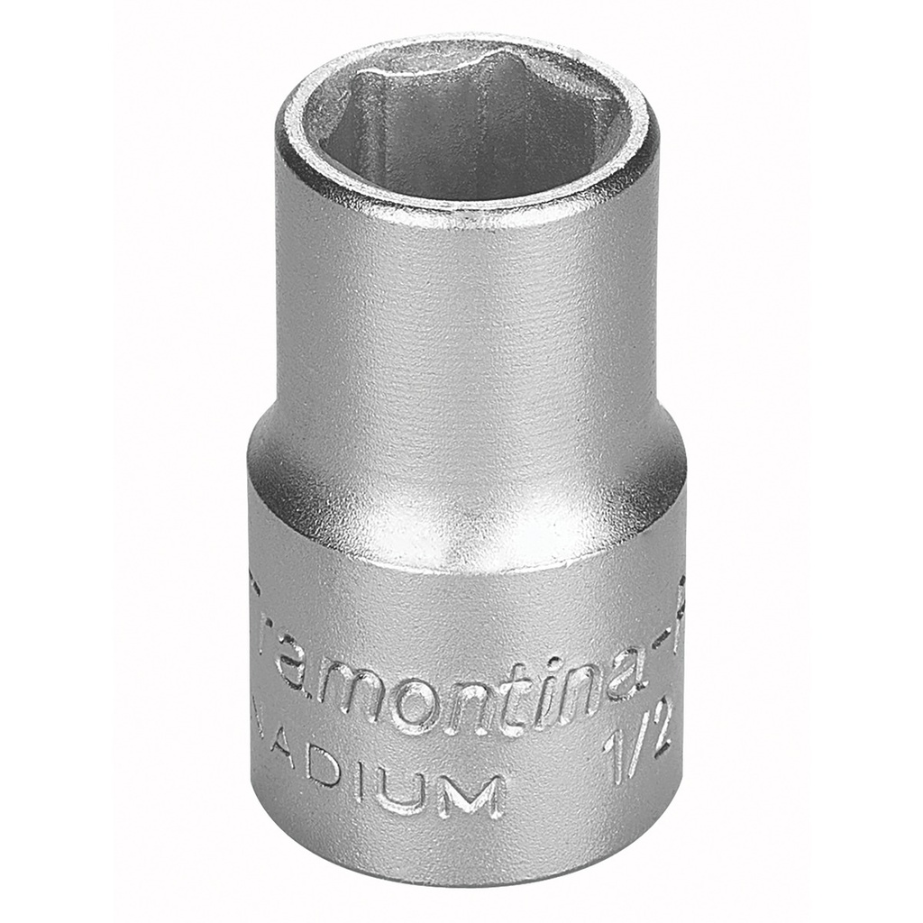 13 mm Chrome Vanadium Steel 6 Point Socket - 1/2" Square Drive,44831013, TRAMONTINA