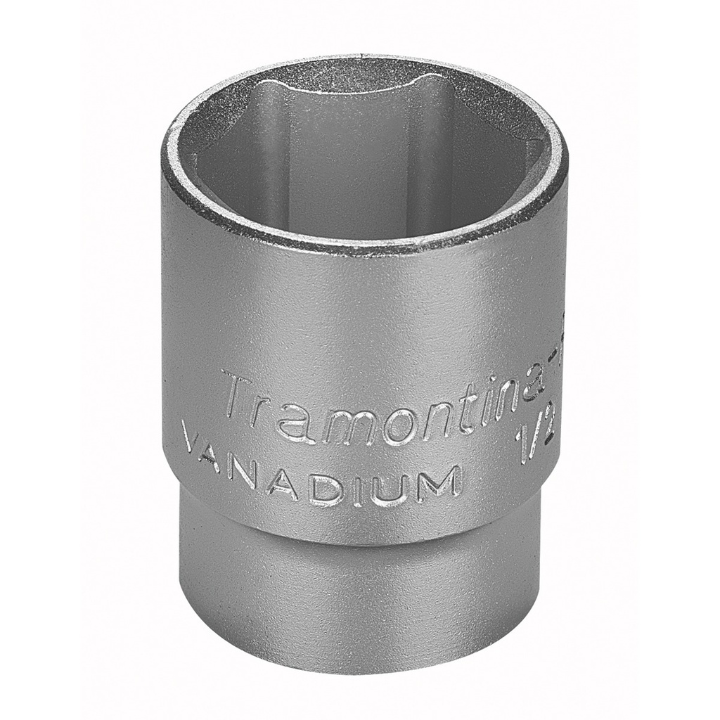 27 mm Chrome Vanadium Steel 6 Point Socket - 1/2" Square Drive,44831027, TRAMONTINA