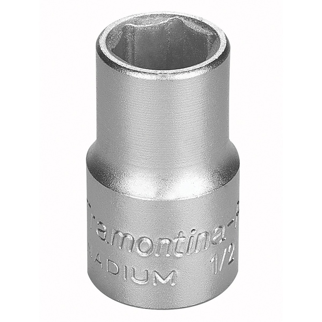 1/2" Chrome Vanadium Steel 6 Point Socket - 1/2" Square Drive,44832004, TRAMONTINA