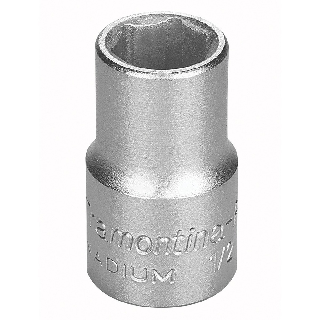 9/16" Chrome Vanadium Steel 6 Point Socket - 1/2" Square Drive,44832005, TRAMONTINA