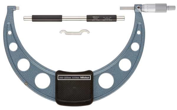 Outside Micrometer Economy Design 200-225mm, 0.01mm -  103-145-10  - MITUTOYO