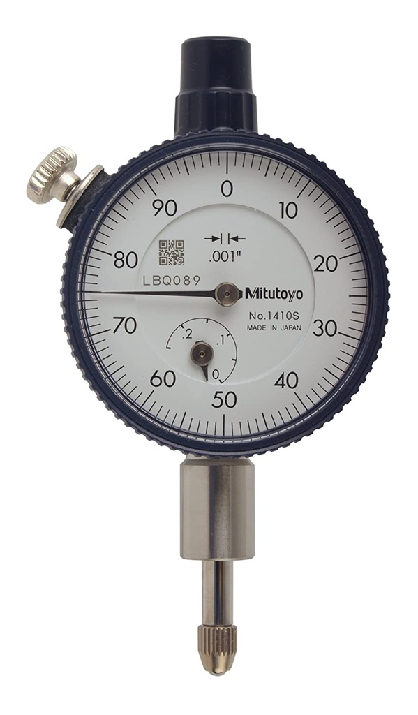 
Mitutoyo 1410S, .001" X .25" Dial Indicator, 0-100, Lug Back, Series 1 -  1410S - MITUTOYO