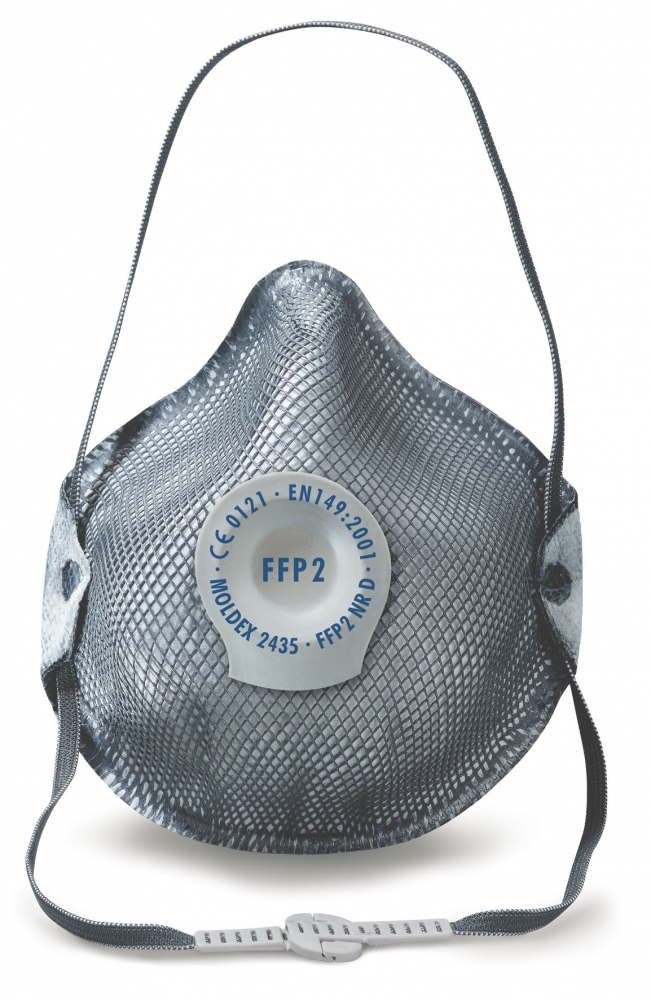 MOLDEX Smart Disposable Mask With Valve, FFP2, Model 2435