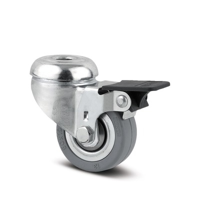 Swivel Castors with wheel brake 50 mm, Agila, 2475DIK050P30-11, TENTE
