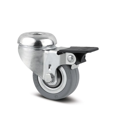 Swivel Castors with wheel brake 50 mm, Agila, 2475DIK050P40, TENTE