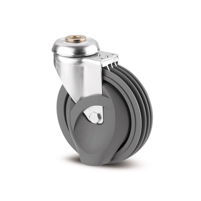 Swivel Castors with wheel brake 125 mm, Stora, 2875QMP125P30-13, TENTE